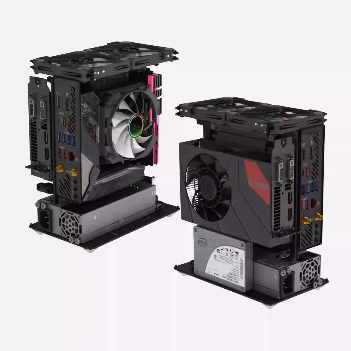 Sff Mini Itx Cnc Aluminum Chassis - Chasis de Computadora Mini-ITX Tamaño A4,