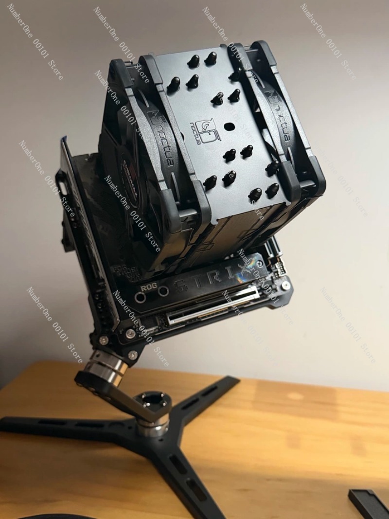 Aluminum Open Frame Test Bench Water Cooling - Gimbal Giratorio B30, Caja Abierta ITX,