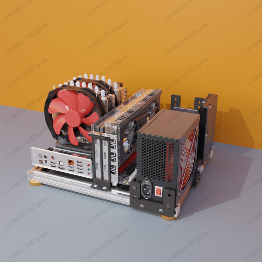 Chasis de PC de aluminio abier - Aluminum Open Frame Test Bench Water Cooling reseña y precio